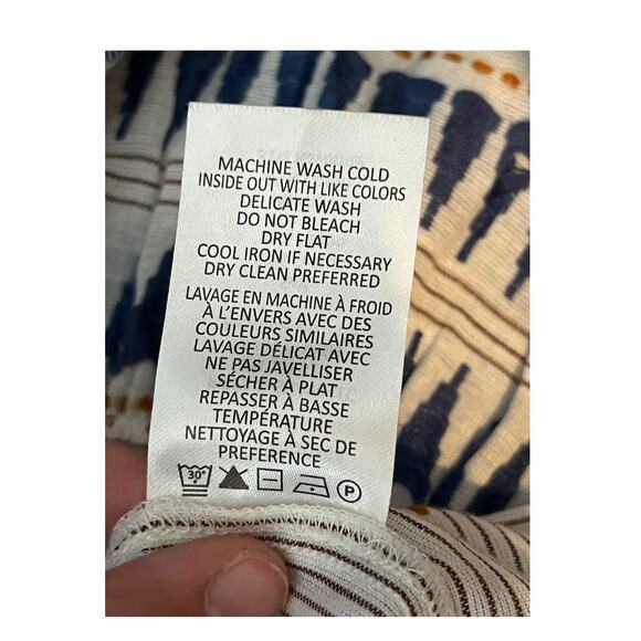 Veronica Beard dress Abilene tie detail cotton blend cover up X-Large XL - Picture 9 of 11